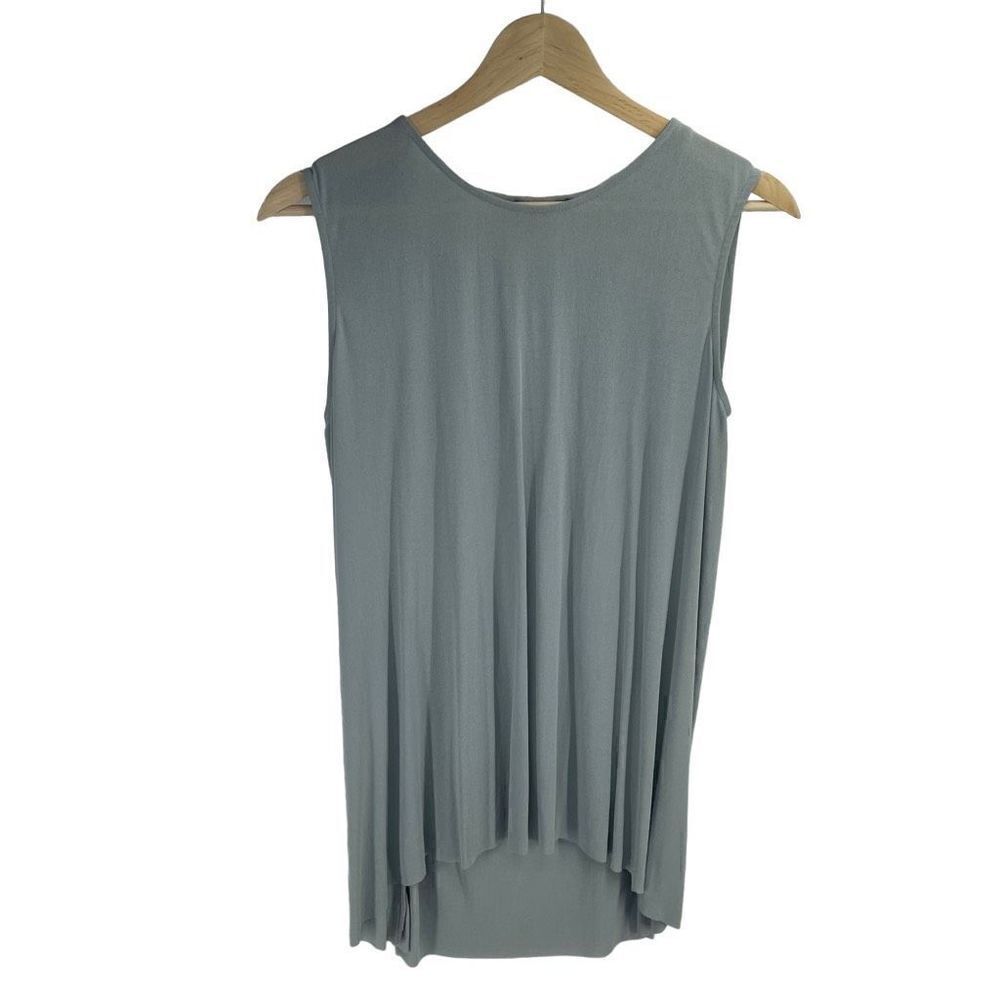 Collection of Style COS Women's Slinky draped Pleated Back high-low dress tunic